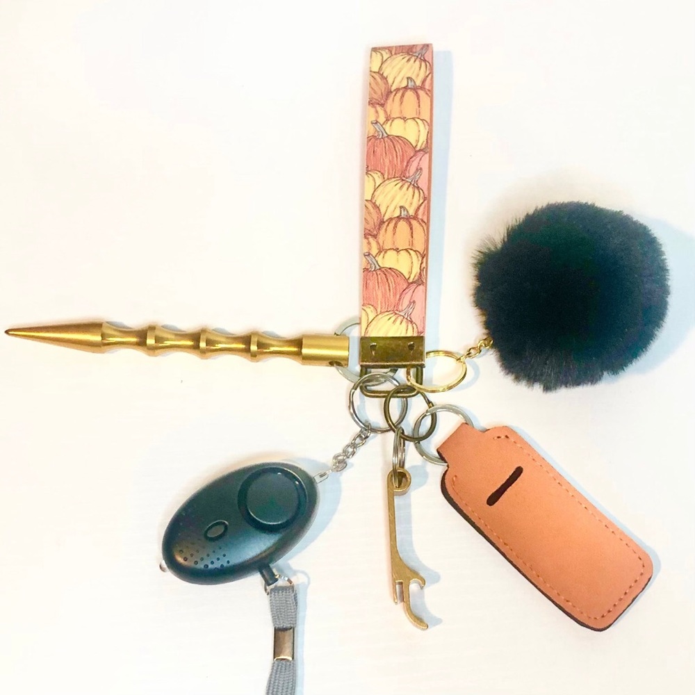HALLOWEEN Pumpkin Adult Safety Keychain